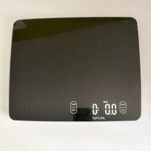 Taylor 5331398 Expanded Platform Digital Kitchen Scale 30 lb Waterproof